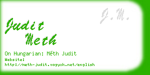 judit meth business card